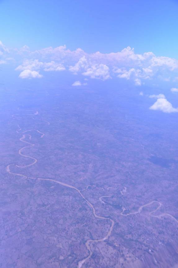 Sobrevoando o interior do Haiti, no voo entre a capital Port-au-Prince e Cap-Haitien, no norte do país